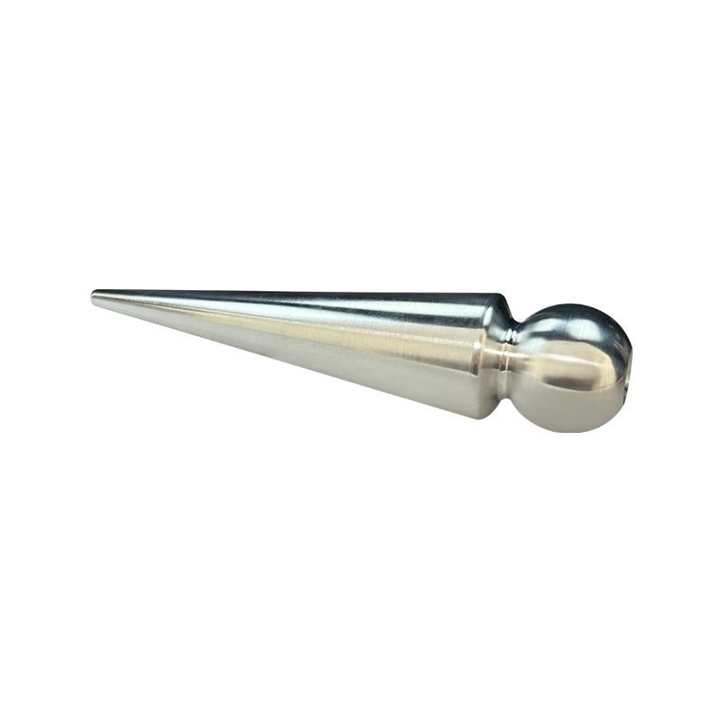 Round head steel ball zinc aluminum alloy wine stopper/stainless steel conical pendant jewelry