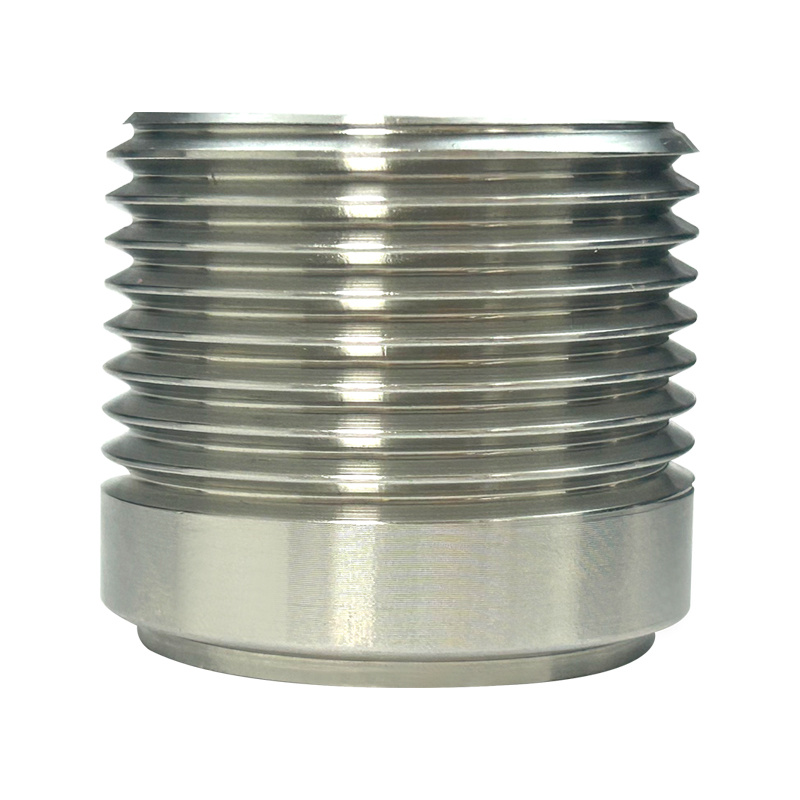 Black single-head connector lighting/turning iron pipe connector connecting pipe plug fixing