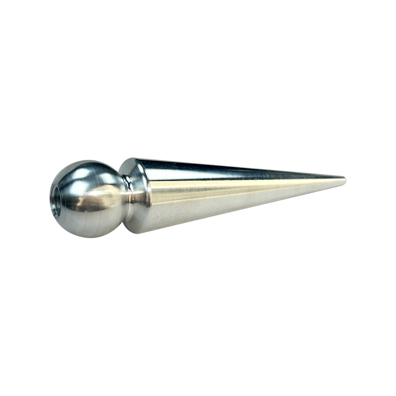 Round head steel ball zinc aluminum alloy wine stopper/stainless steel conical pendant jewelry