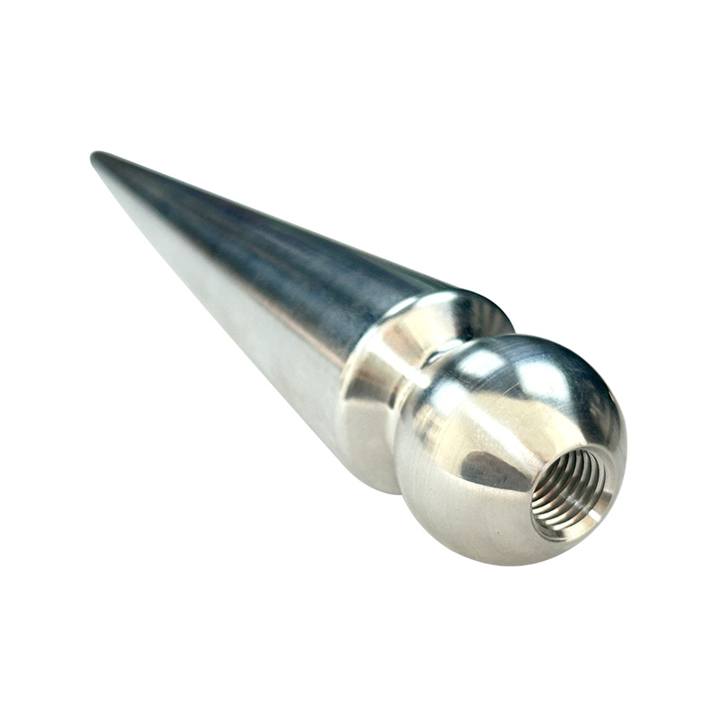 Round head steel ball zinc aluminum alloy wine stopper/stainless steel conical pendant jewelry