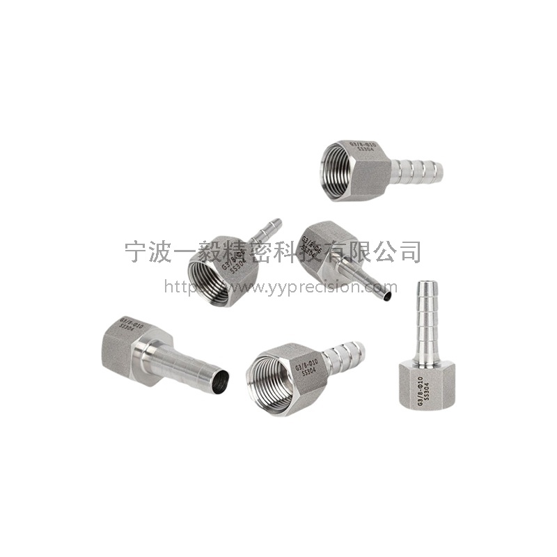 304 stainless steel hexagonal rod pagoda external thread joint