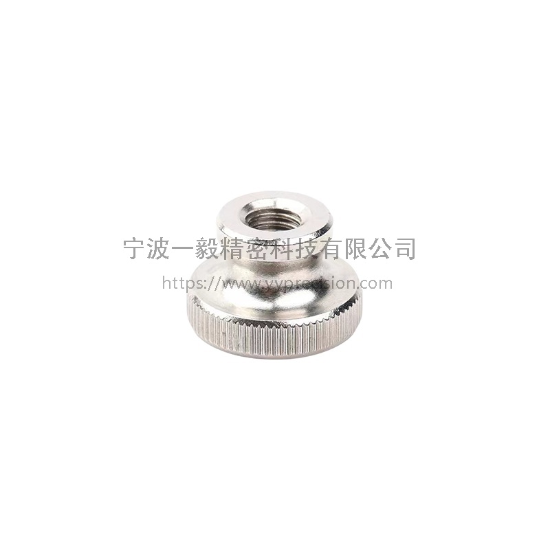 Stainless steel high head knurled nut knurled screw cap step through hole blind hole nut hand screw high head knurled nut
