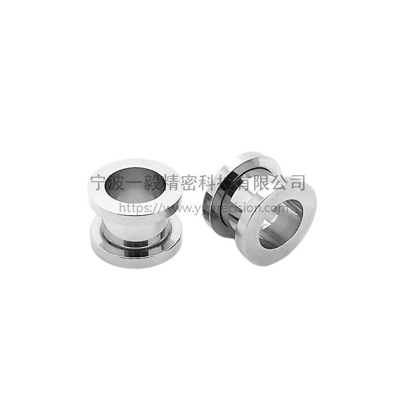 Stainless steel cabinet door moving door concealed handle machined accessories round handle