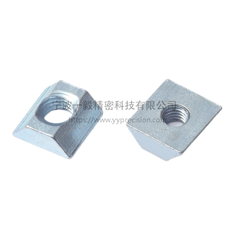Aluminum profile accessories elastic nut spring steel ball nut block