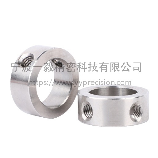 304 stainless steel fixed ring shaft clamp shaft sleeve bearing fixed ring limit ring double hole fixed ring