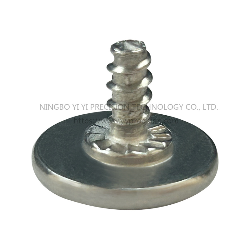 Flat head hexagonal stainless steel bevel edge flat head screws
