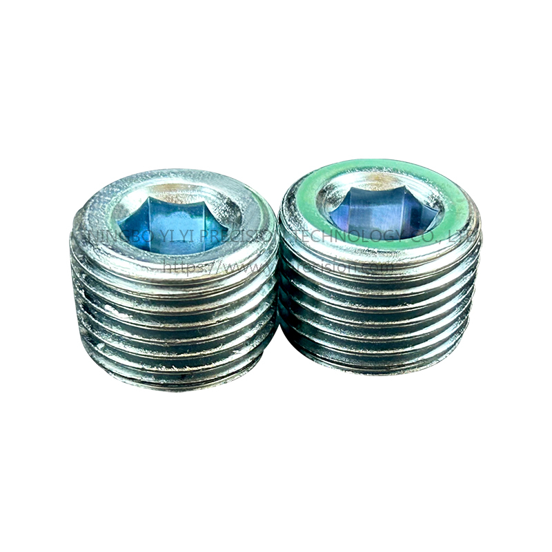 304 inner hex plug stainless steel oil plug throat plug tube plug oil pipe screw plug