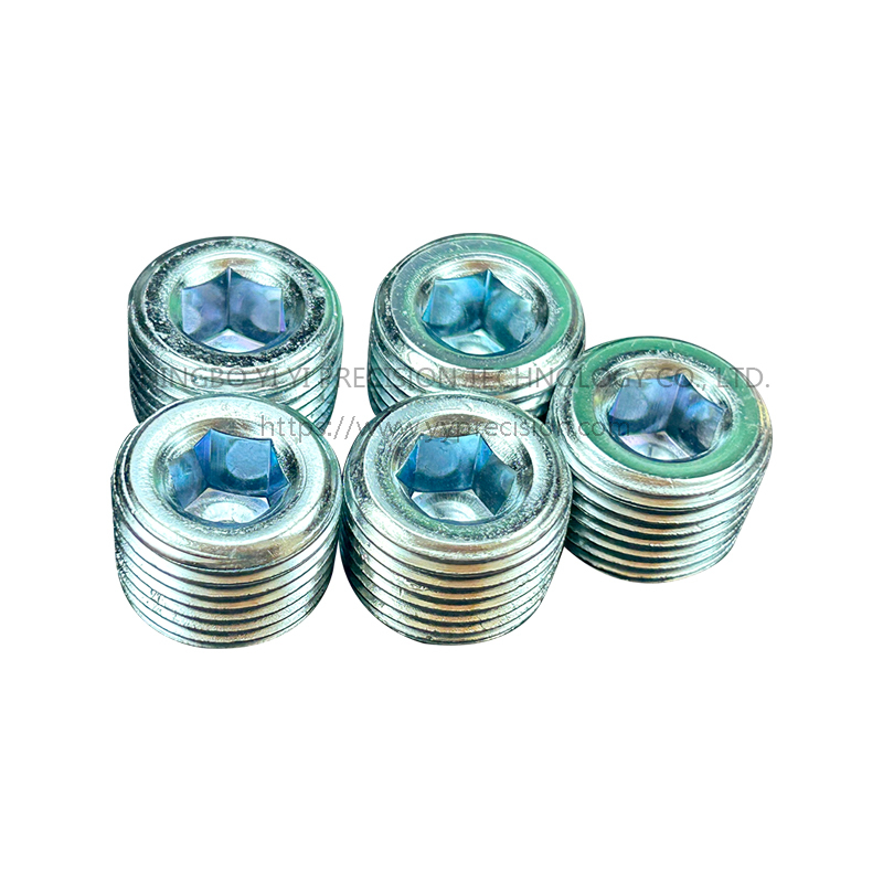 Pneumatic metal outer wire/threaded plug bulkhead sealing ring