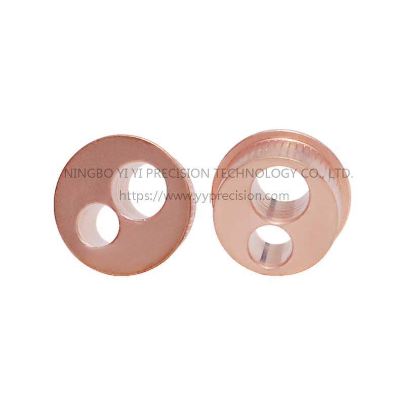 Straight-through style splitter double screw fixation matching double-control slider double-sided guide angle without scratching/anchor clip/copper eccentric wheel/lock core accessories/prestressed sight/multi-hole connection sight