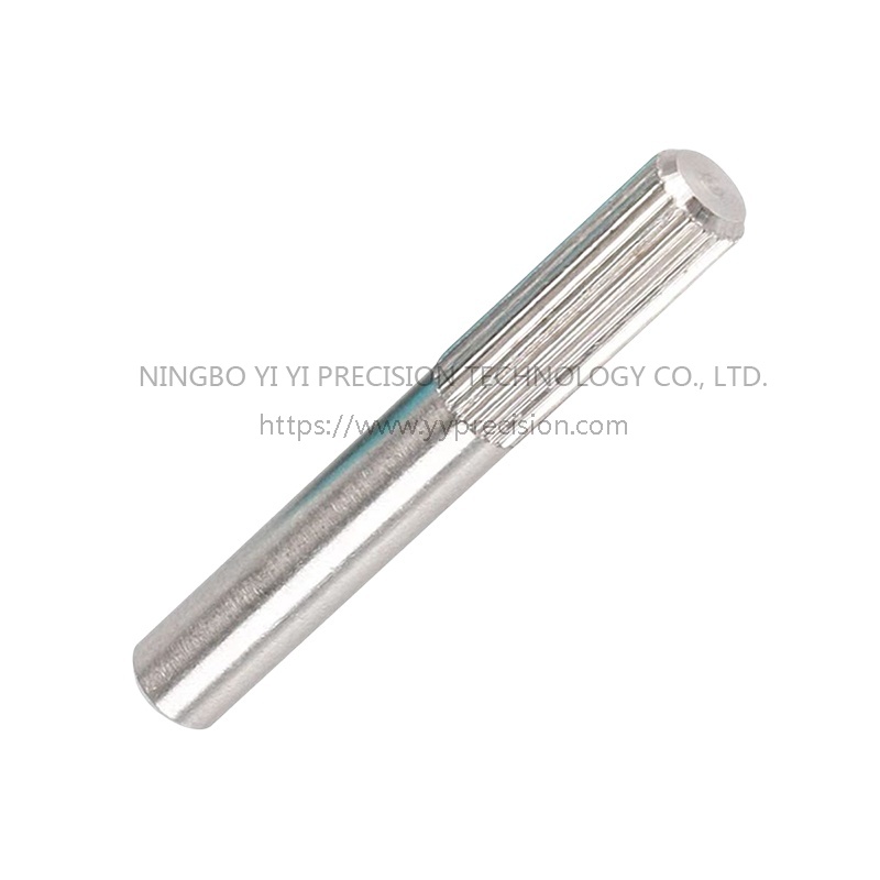 Stainless steel knurled pin rubbing shaft toy shaft cylindrical pin knurled pin embossed shaft