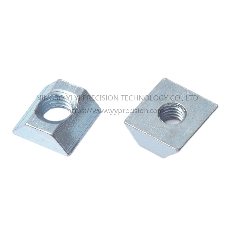 Aluminum profile accessories elastic nut spring steel ball nut block