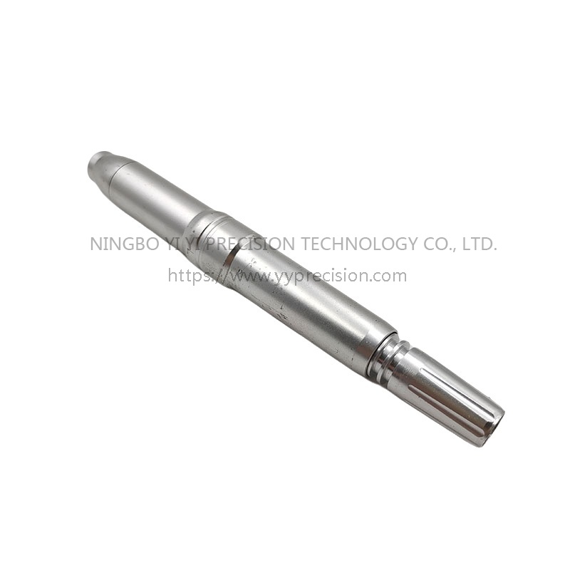 Centering machine processing precision shaft core long axis knurled shaft