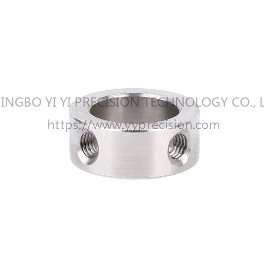304 stainless steel fixed ring shaft clamp shaft sleeve bearing fixed ring limit ring double hole fixed ring