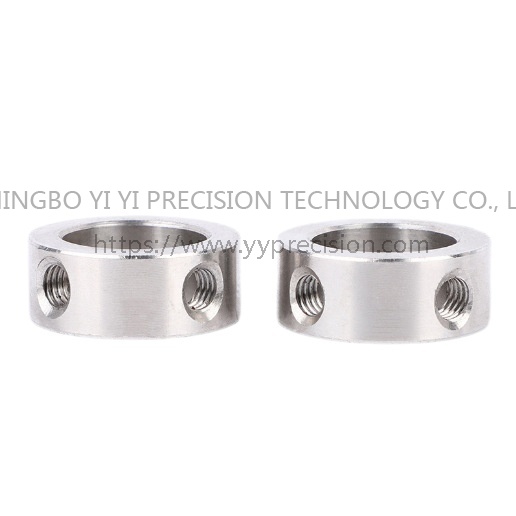 304 stainless steel fixed ring shaft clamp shaft sleeve bearing fixed ring limit ring double hole fixed ring