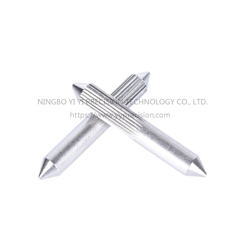 Cylindrical pin positioning pin, thread rolling shaft, knurled pin, fixed pin, lathe processing 304 stainless steel knurled pin