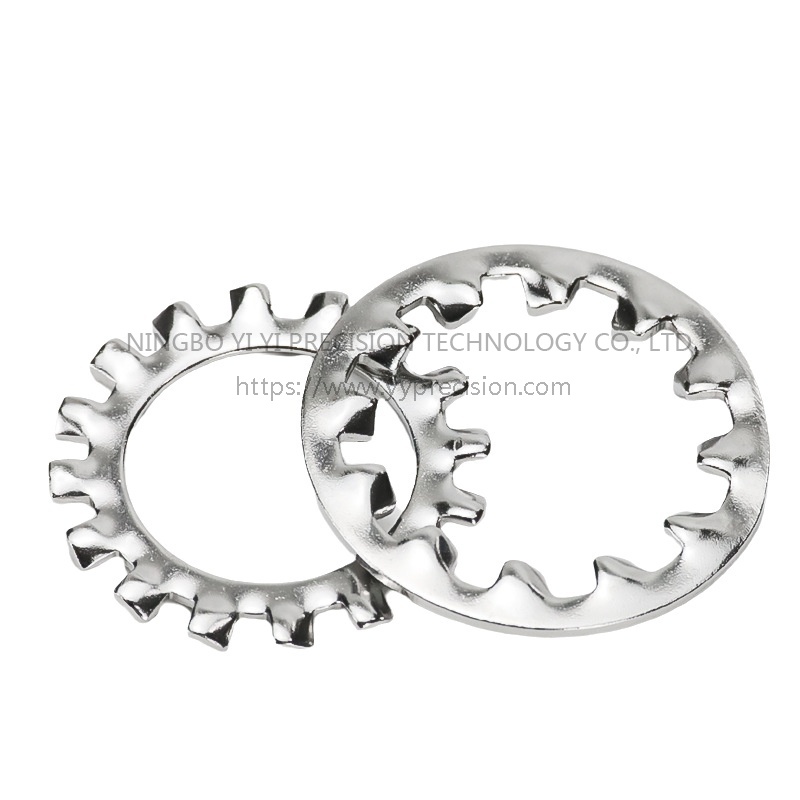 304 stainless steel internal tooth external tooth locking washer anti-slip stop washer metal meson