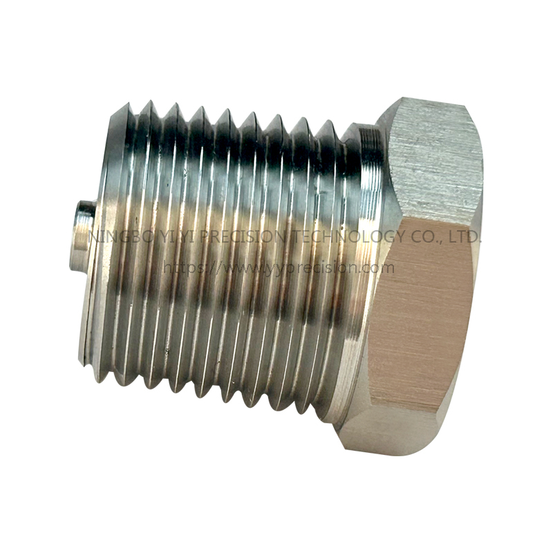 Stainless steel plugs, external hex plugs, wire plugs and bulkheads