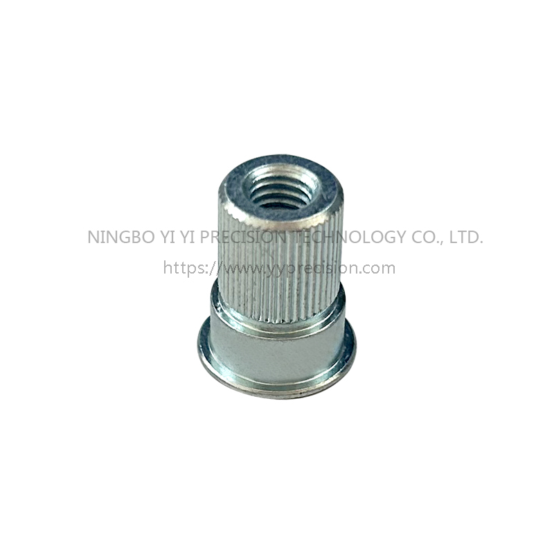 Flat head blind rivet nut