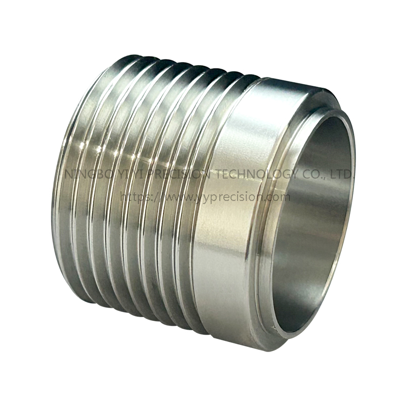 Black single-head connector lighting/turning iron pipe connector connecting pipe plug fixing