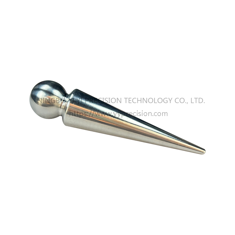 Round head steel ball zinc aluminum alloy wine stopper/stainless steel conical pendant jewelry
