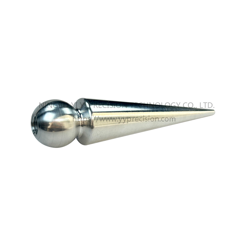 Round head steel ball zinc aluminum alloy wine stopper/stainless steel conical pendant jewelry
