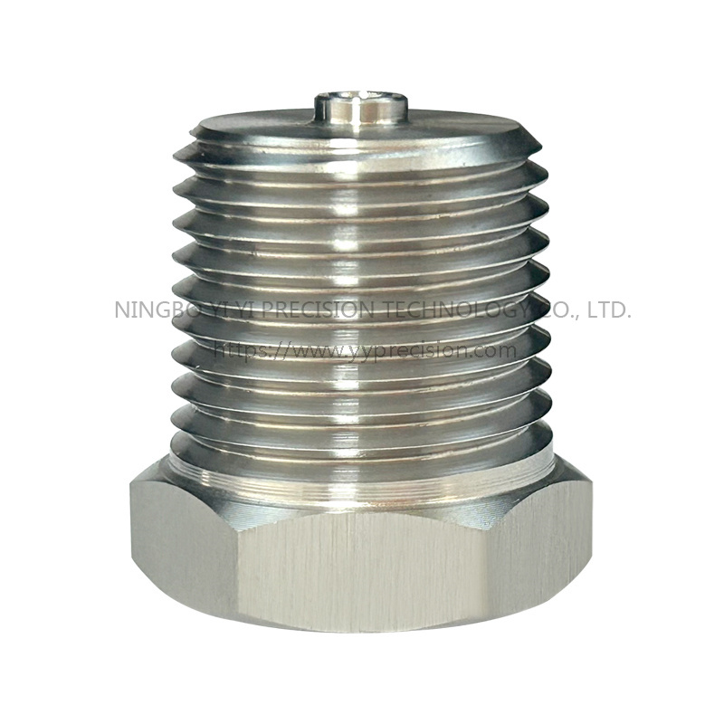 Stainless steel plugs, external hex plugs, wire plugs and bulkheads