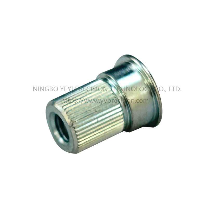 Flat head blind rivet nut